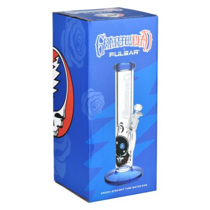 Grateful Dead x Pulsar Straight Tube Glass Bong - 11.75" / 14mm F - Image 5