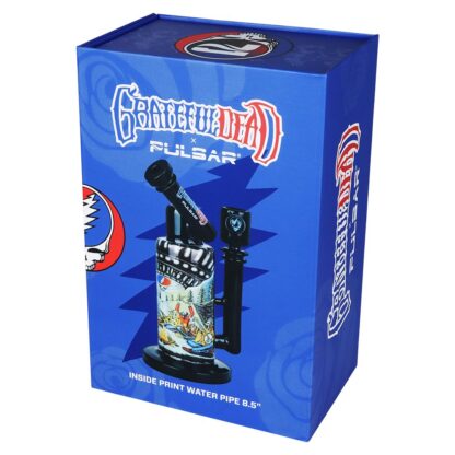 Grateful Dead x Pulsar Inside Print Water Pipe - 8.5" / 14mm F / UFO Jam - Image 10