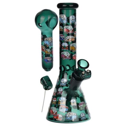 Pulsar Greatest Hits Series Glow Herb Pipe Duo / 10" / 14mm F - Image 52