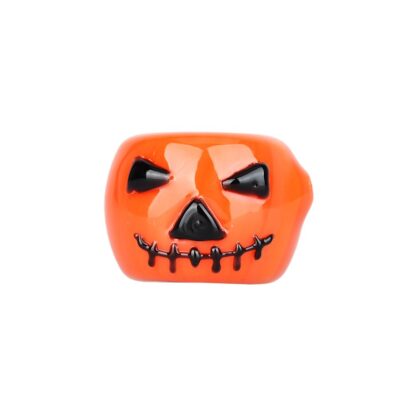 Pumpkin Head Spoon Pipe 4" - Image 2