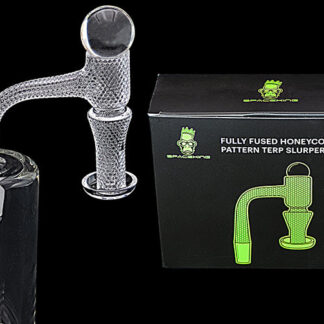 Space King Fully Fused Honeycomb Pattern Terp Slurper